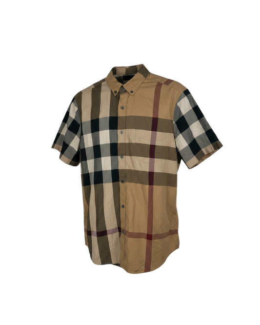 Burberry chemise à manches courtes