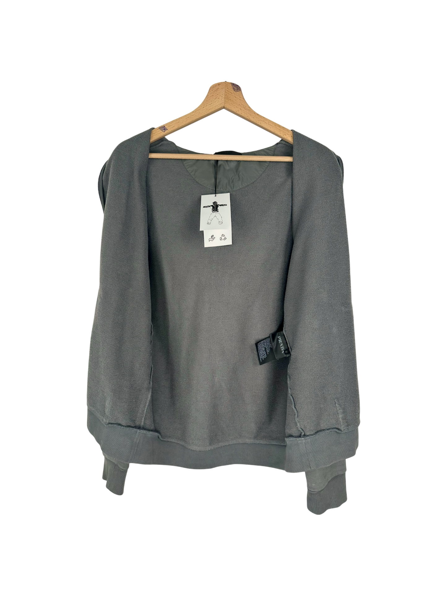 Prada gilet à capuche