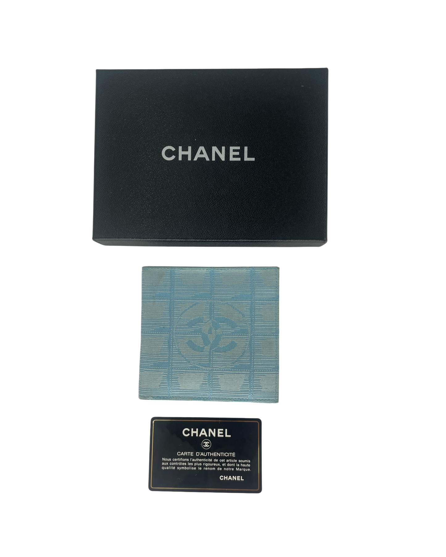 Chanel Portefeuille bleu
