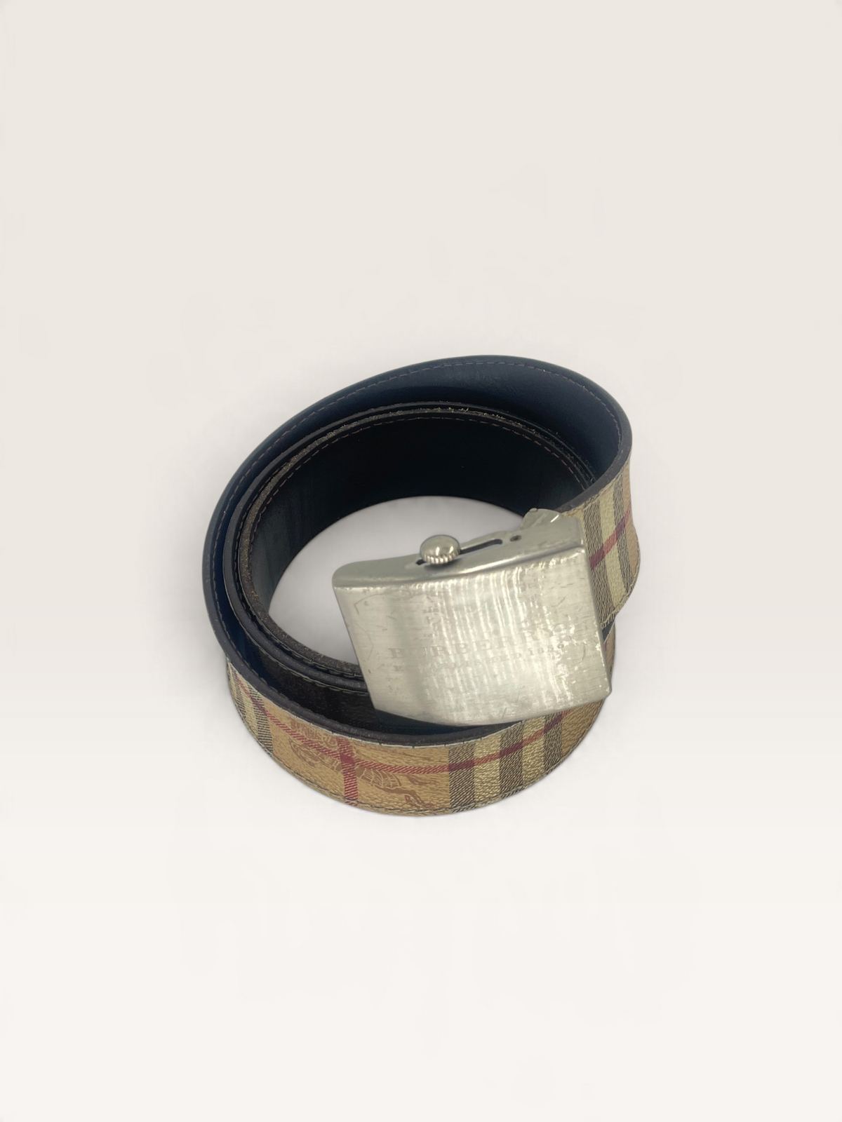 Burberry ceinture tartan