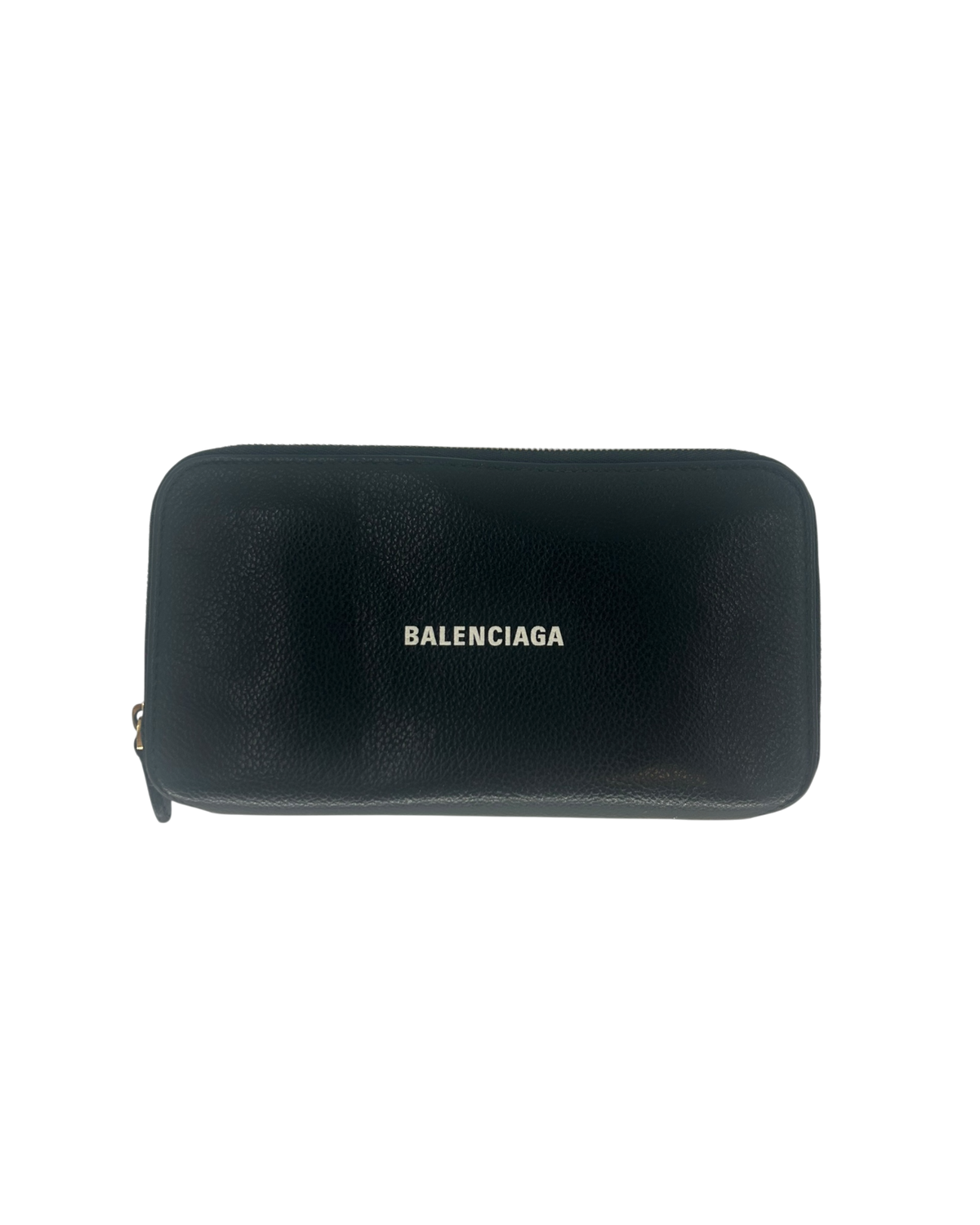 Balenciaga Porte-monnaie cuir noir
