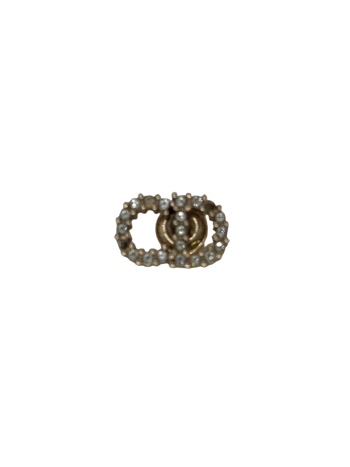 Dior Boucles d'oreilles argenté
