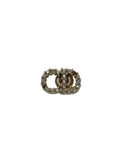 Dior Boucles d'oreilles argenté