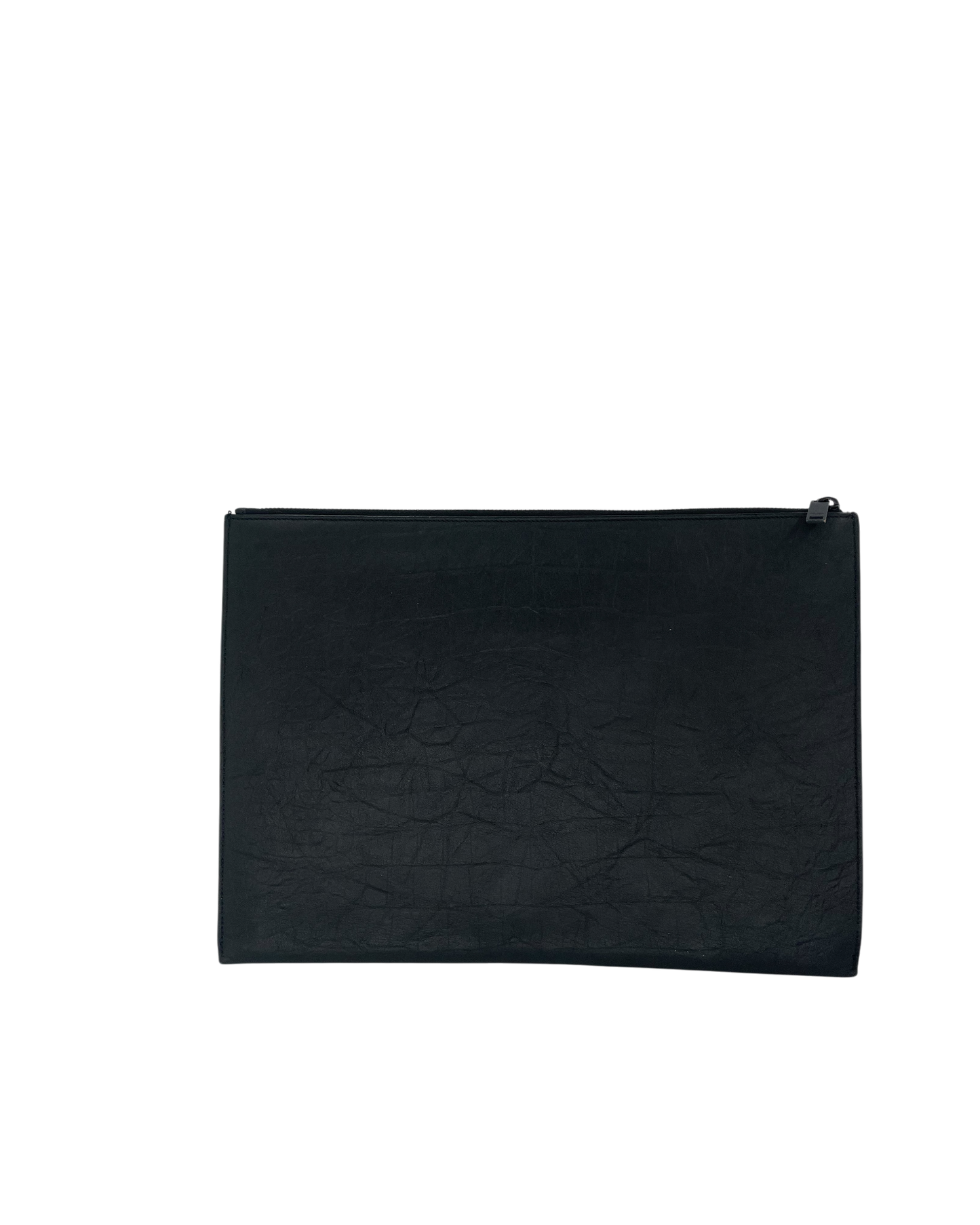 Saint Laurent Pochette croco noir