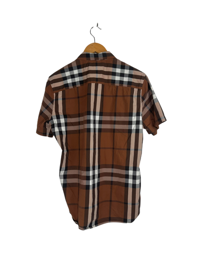 Burberry chemise à manches courtes