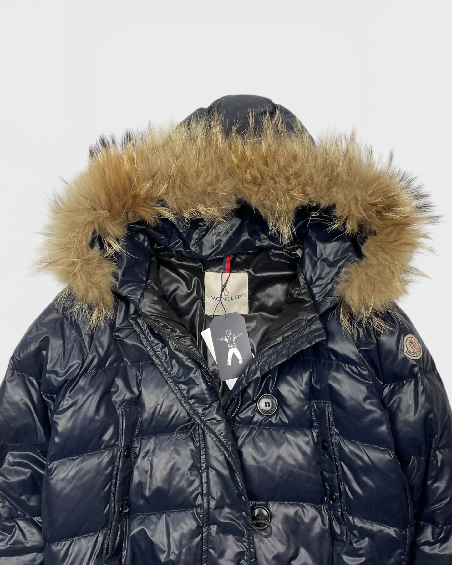 Moncler fur puffer jacket / doudoune