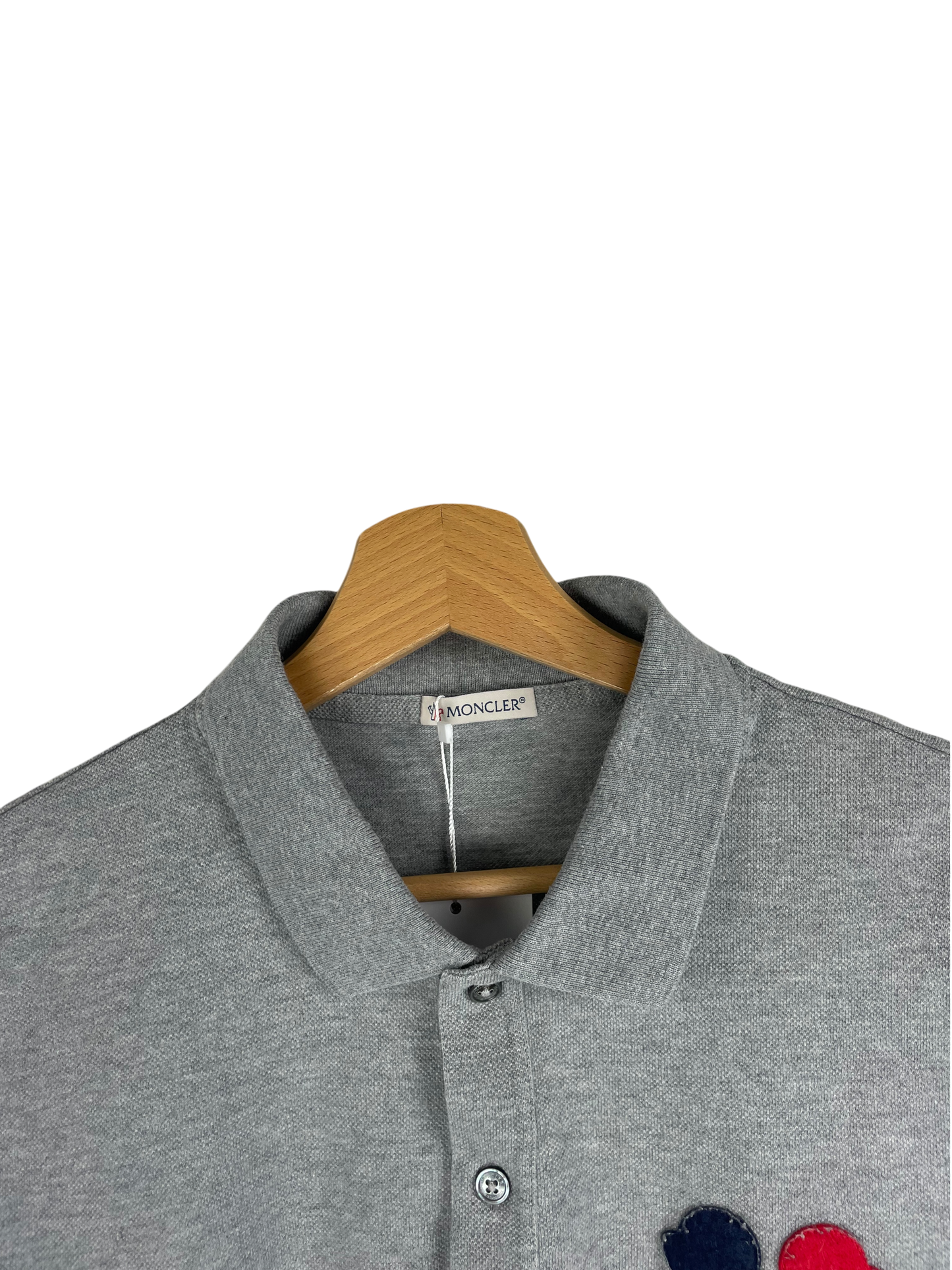 Moncler polo triple logo