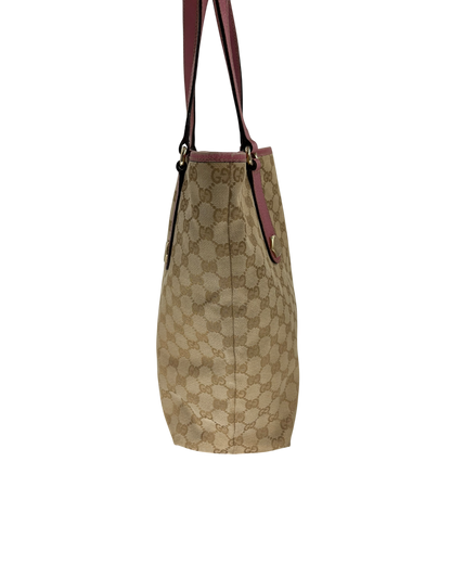 Gucci Sac à main en toile GG beige