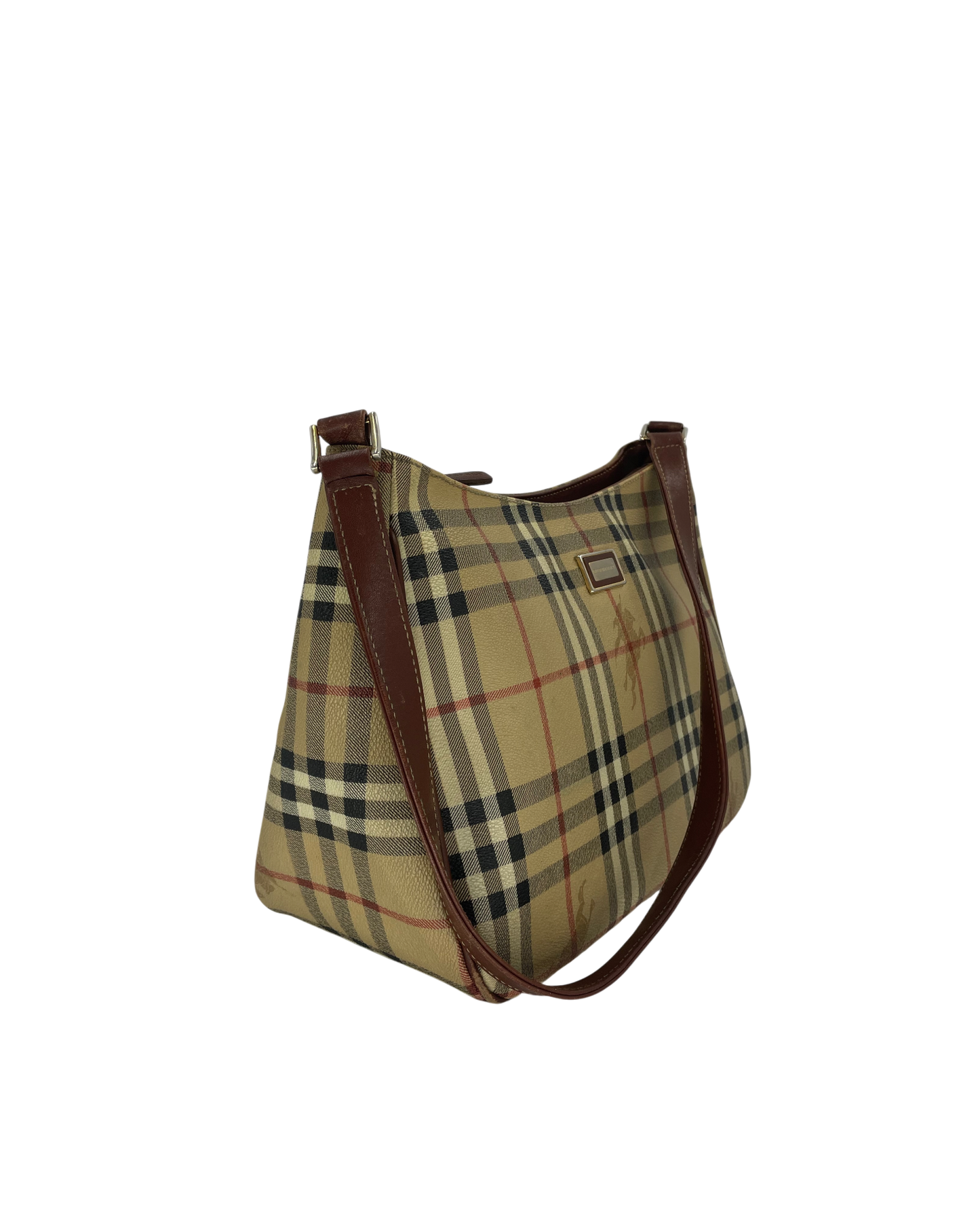 Burberry sac à main tartan beige