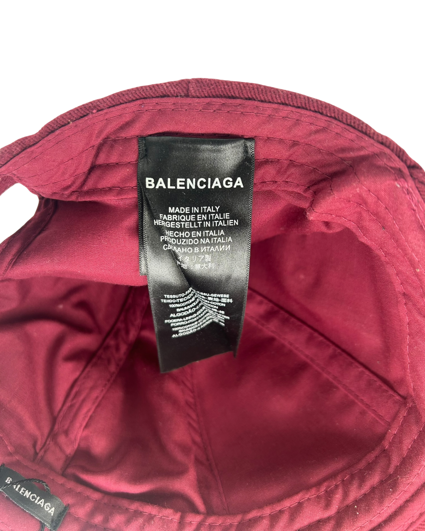 Balenciaga Casquette bordeaux
