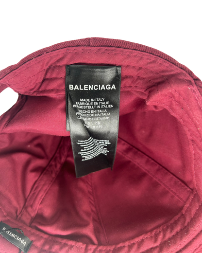 Balenciaga Casquette bordeaux