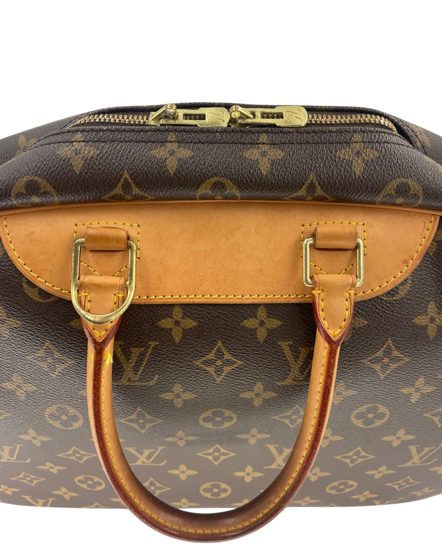 Louis Vuitton sac à main Deauville monogram marron