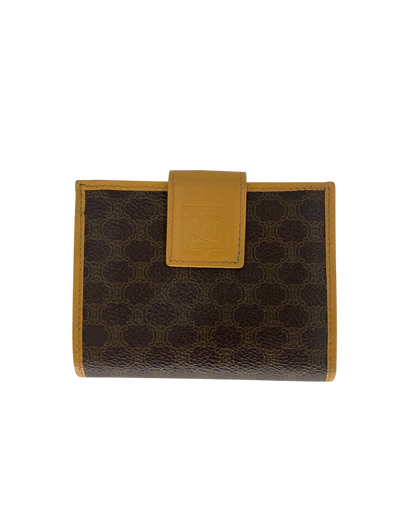 Celine Portefeuille en cuir marron