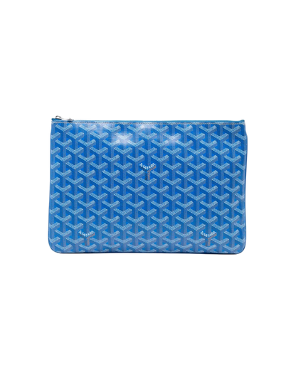 Goyard senat bleu royal pochette