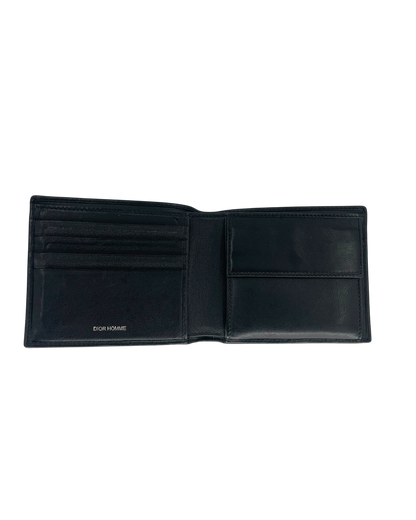 Dior Portefeuille en cuir noir