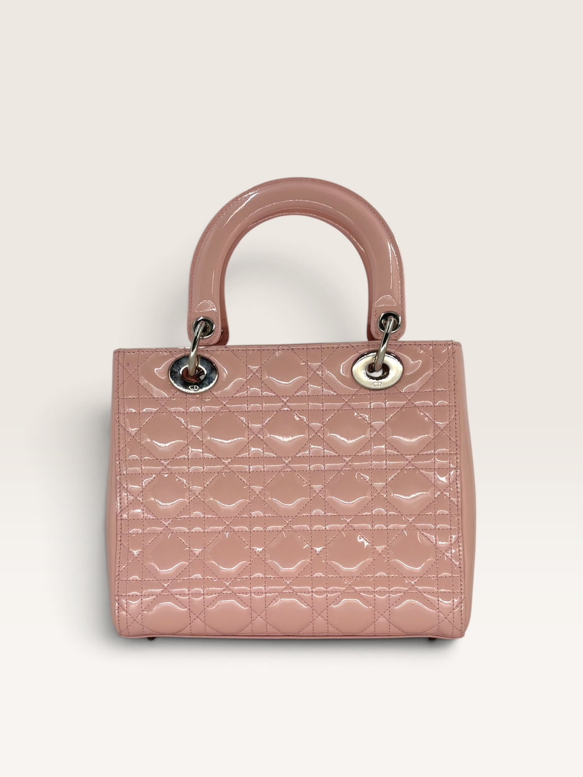 Dior Lady medium cuir vernis