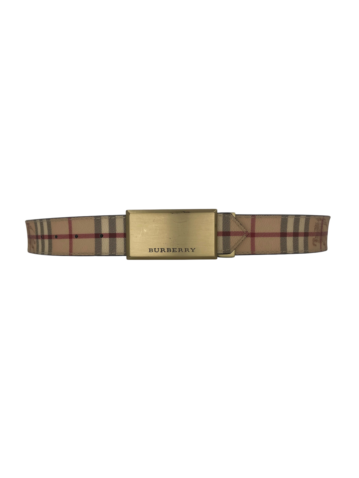 Burberry Ceinture Tartan Beige