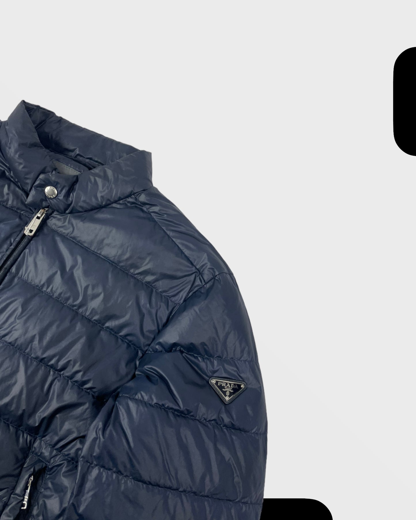 Prada puffer jacket (M)