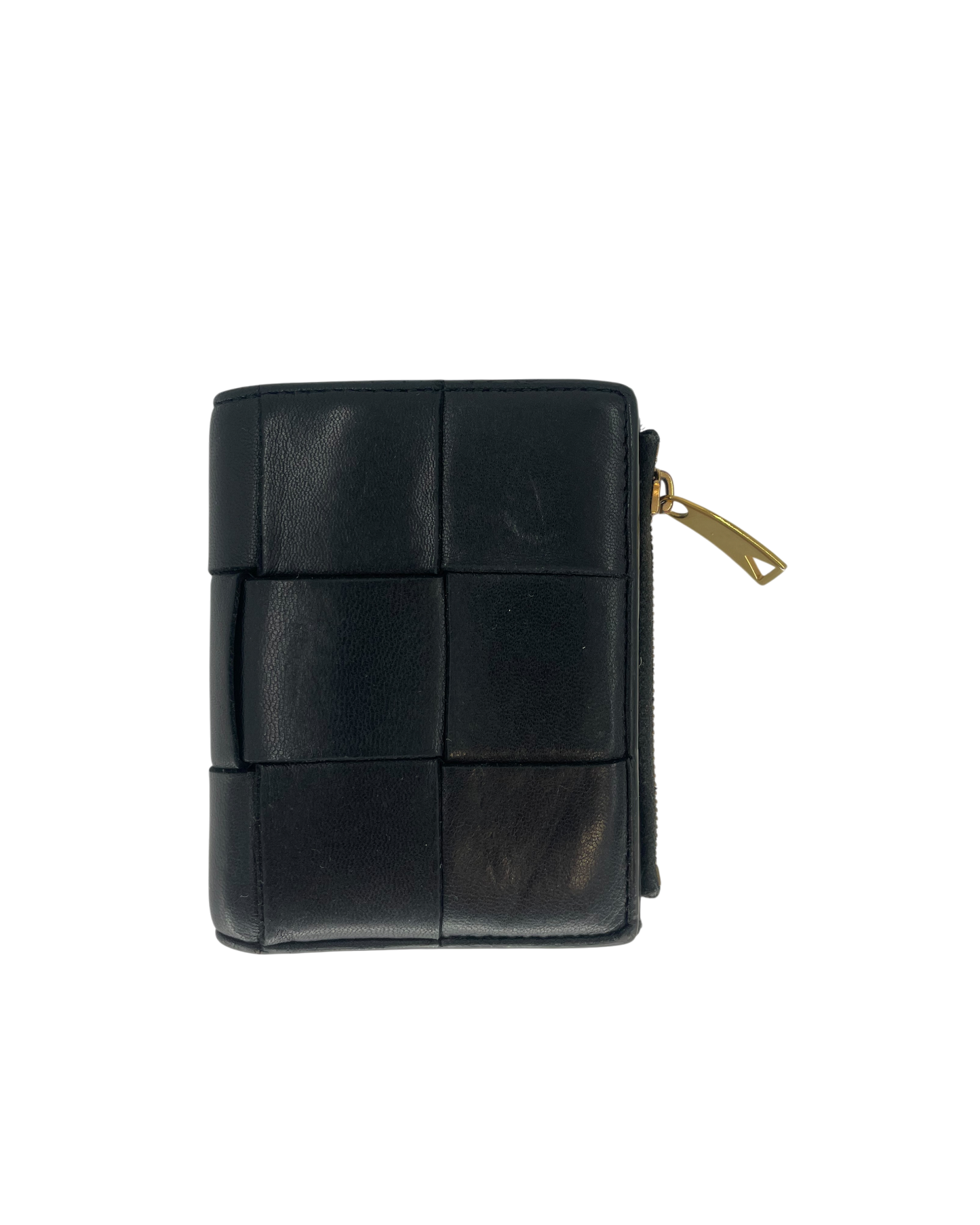 Bottega Veneta Portefeuille en cuir noir