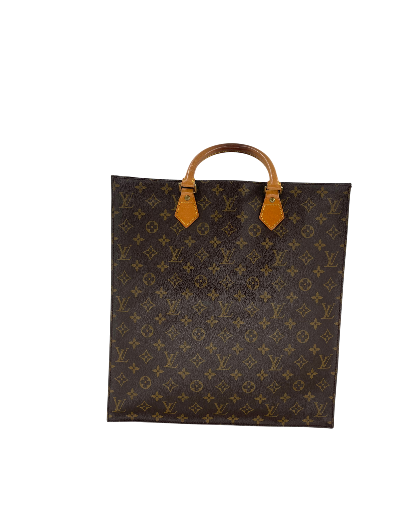 Louis Vuitton sac à main plat marron