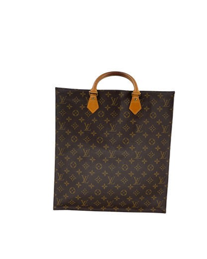 Louis Vuitton sac à main plat marron