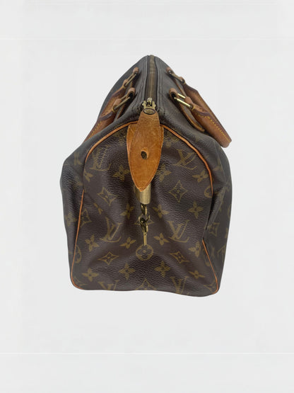 Louis Vuitton Sac à Main Speedy 30 Monogramme Marron