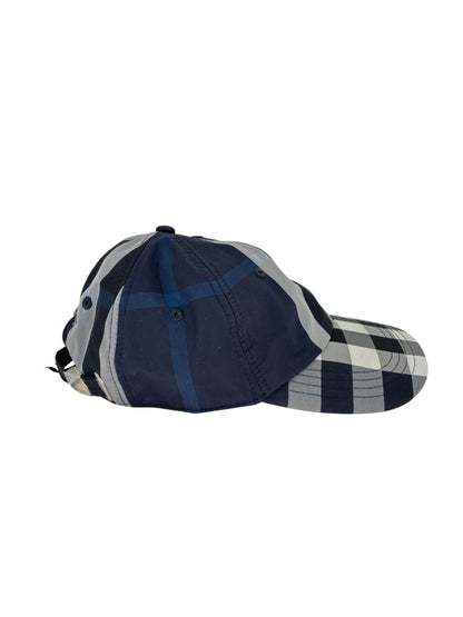 Burberry Casquette Tartan bleu