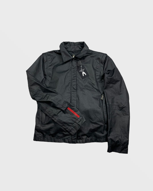 Prada jacket / veste noir (S)