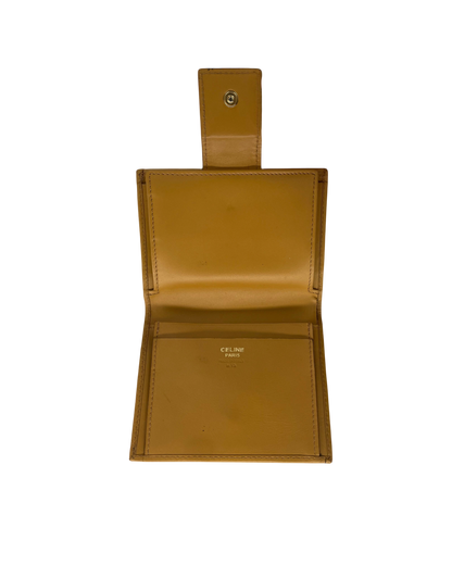 Celine Portefeuille en cuir marron