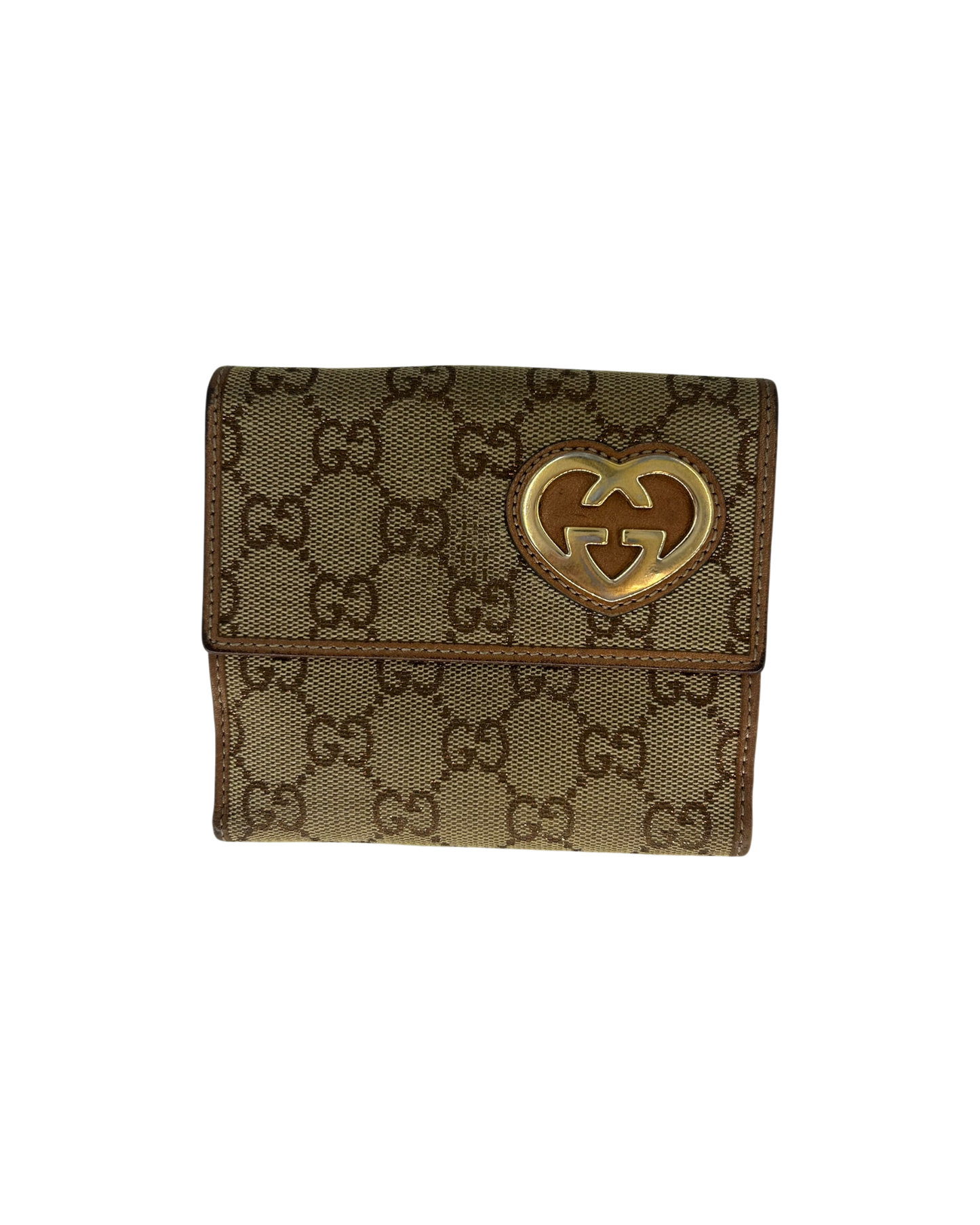 Gucci Porte-monnaie coeur en cuir