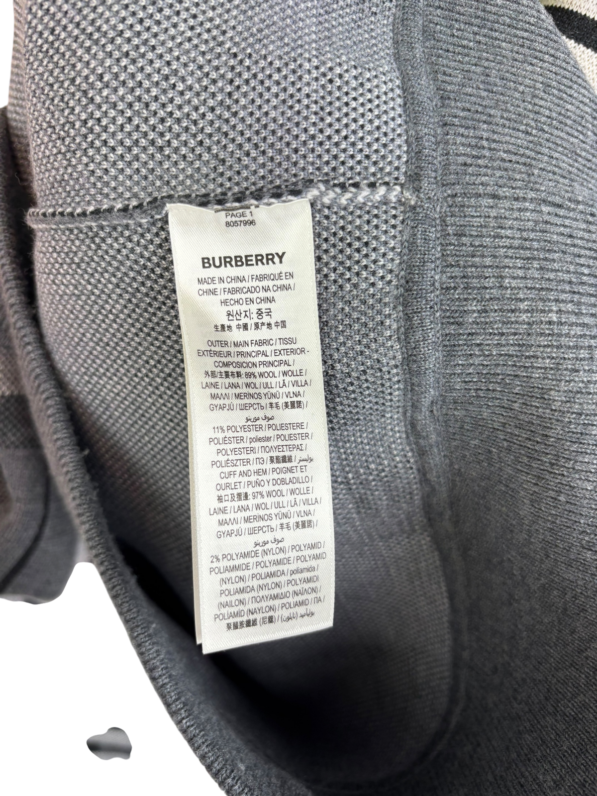 Burberry pull à capuche
