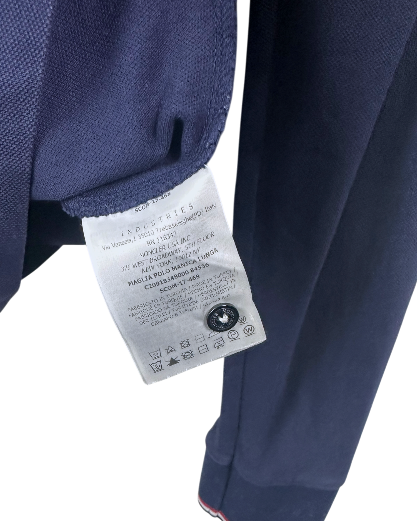 Moncler polo manches longues