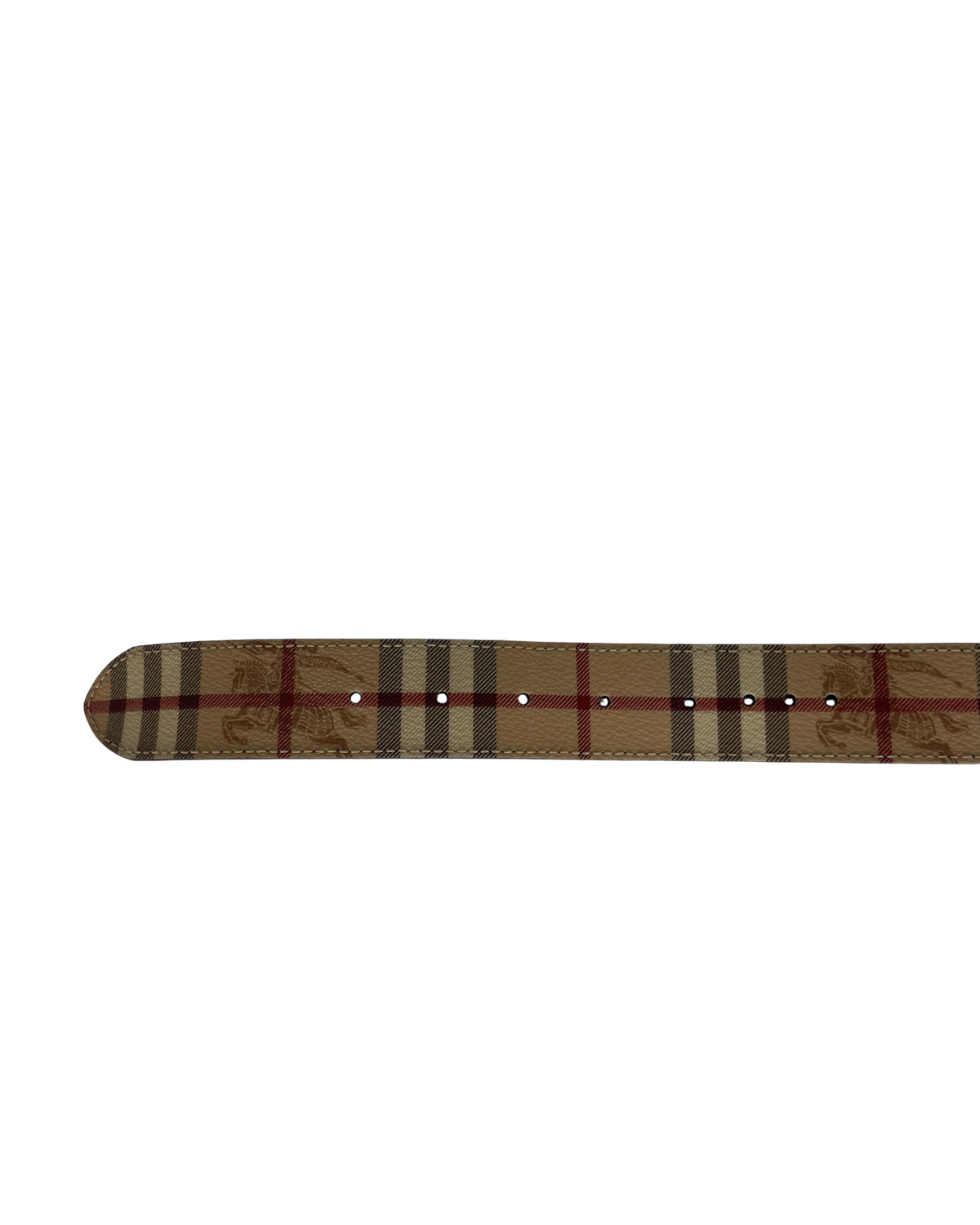 Burberry Ceinture tartan beige