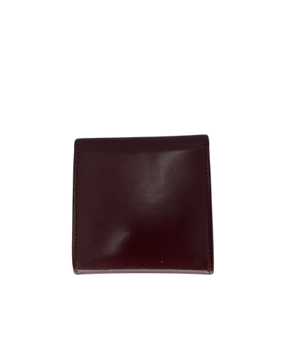 Cartier Porte-monnaie en cuir rouge