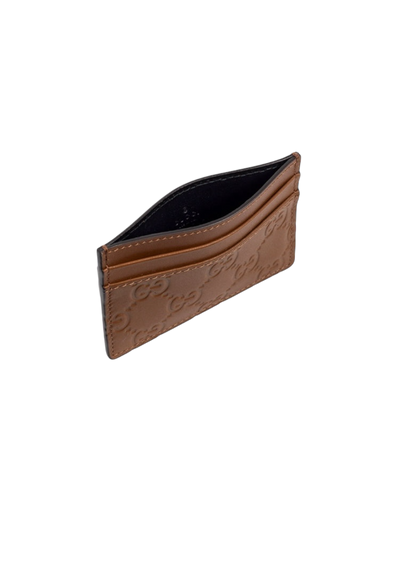 Gucci porte-cartes en cuir