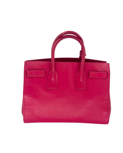 Saint Laurent Sac à main en cuir rose