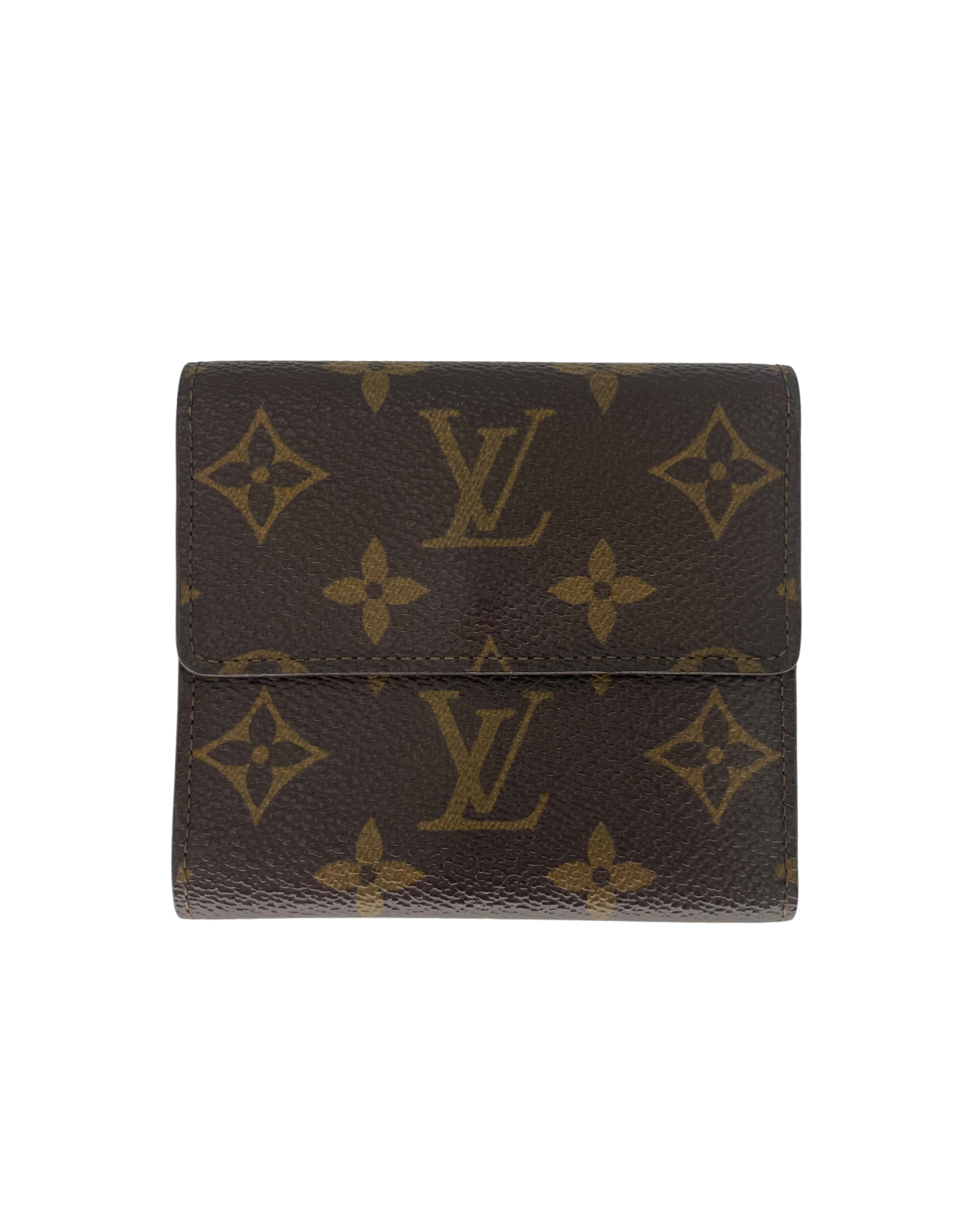 Louis Vuitton Porte-monnaie en cuir marron