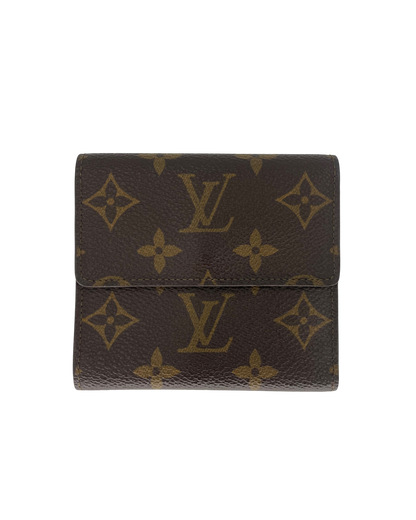 Louis Vuitton Porte-monnaie en cuir marron