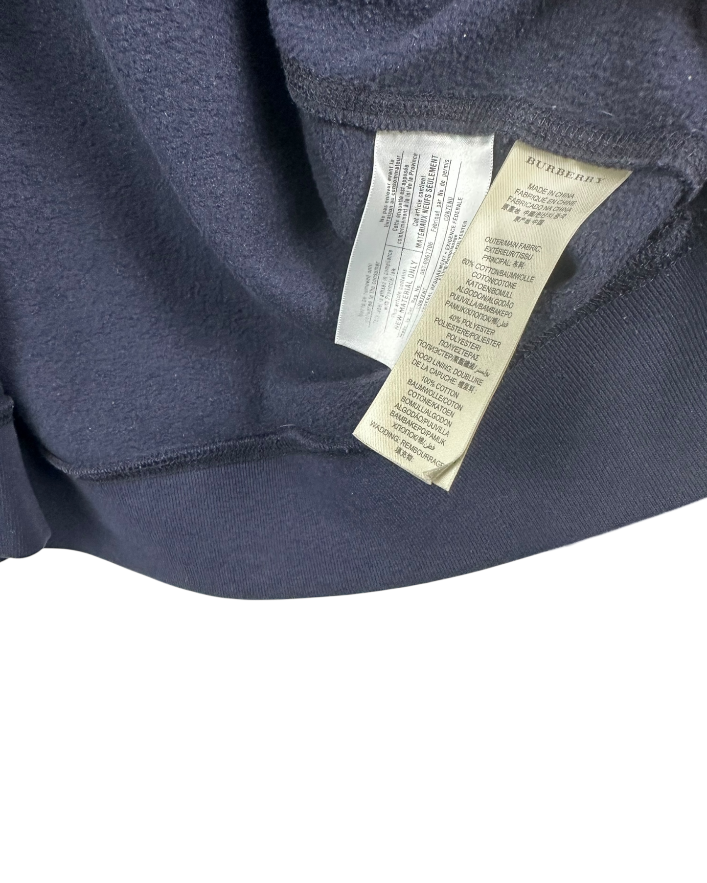 Burberry gilet à capuche