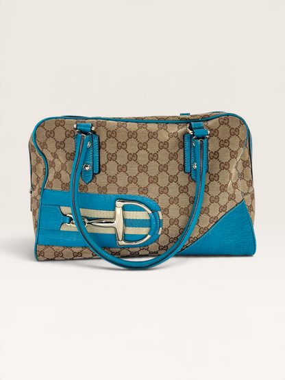 Gucci D ring tiffany toile GG