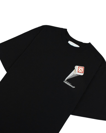 Casablanca t-shirt en coton noir