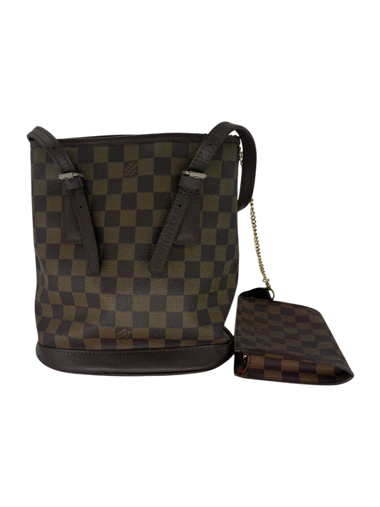 Louis Vuitton Sac à Main Seau Damier Ébène