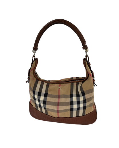 Burberry Sac à main Tartan beige