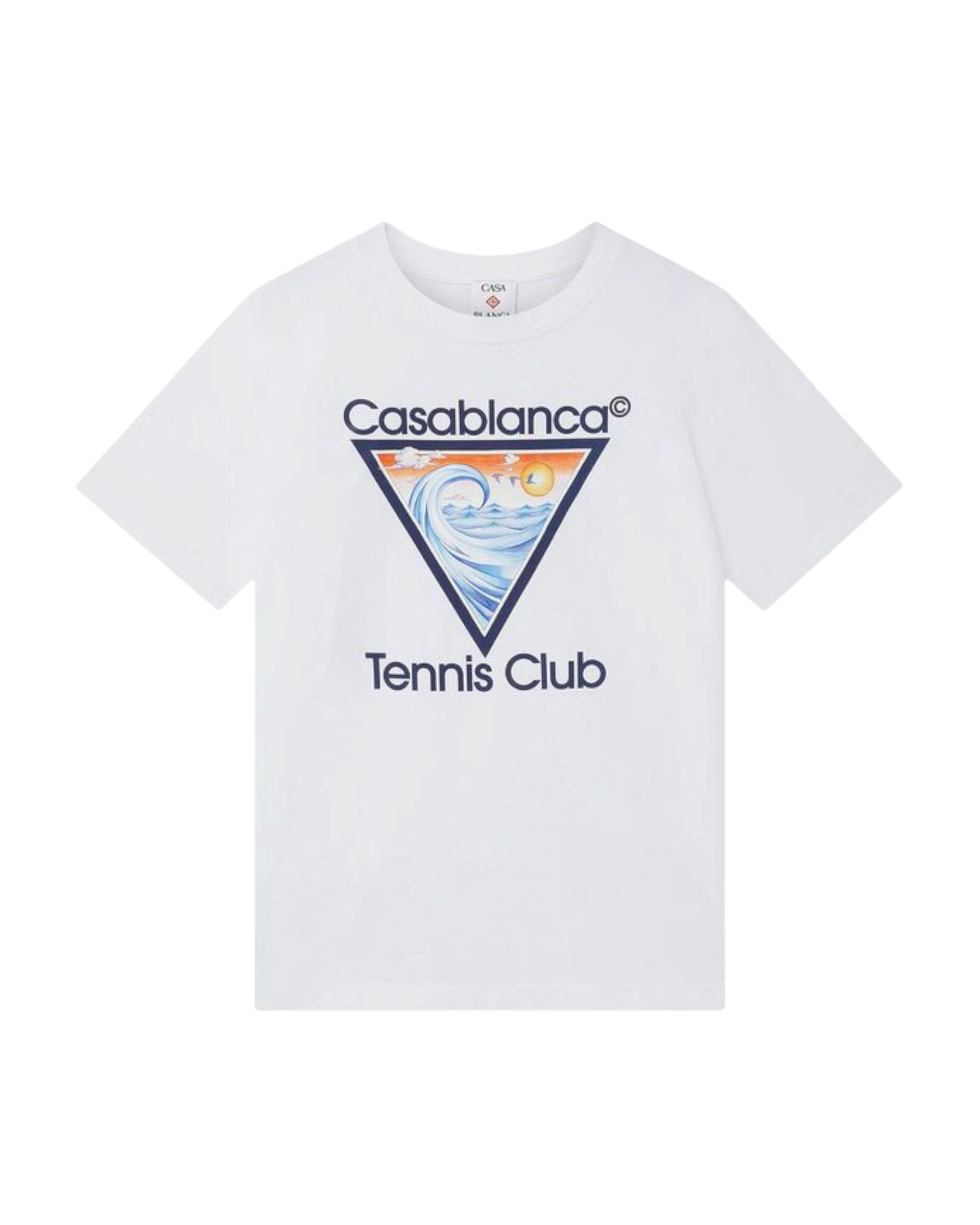 Casablanca t-shirt en coton blanc