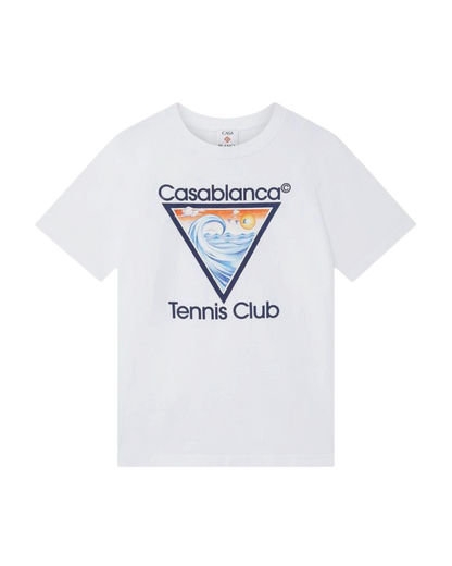 Casablanca t-shirt en coton blanc