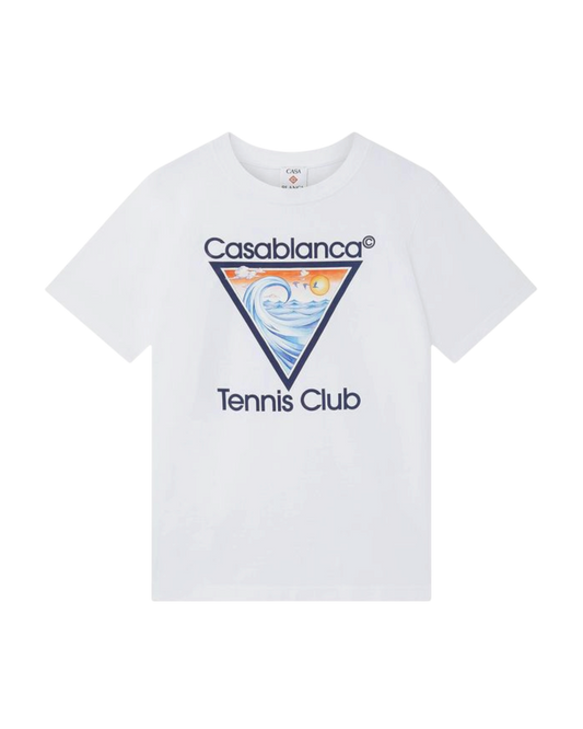 Casablanca t-shirt en coton blanc