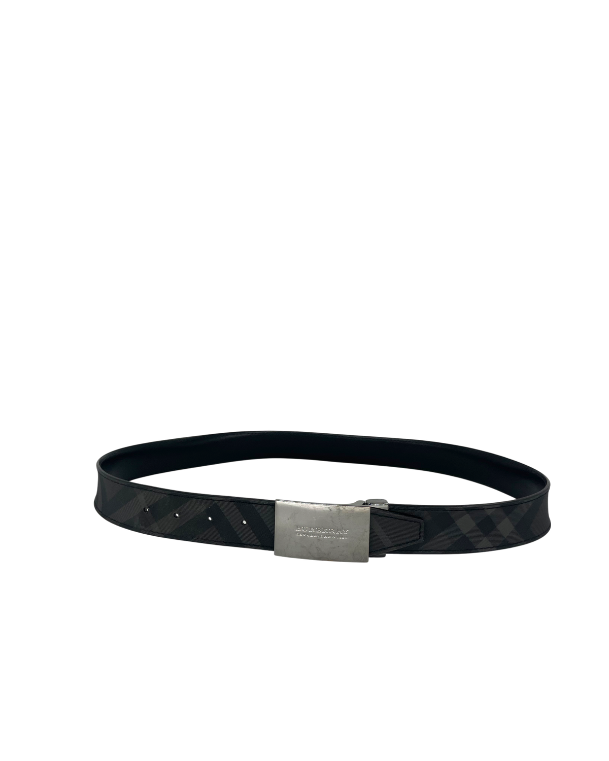 Burberry Ceinture Tartan Noir