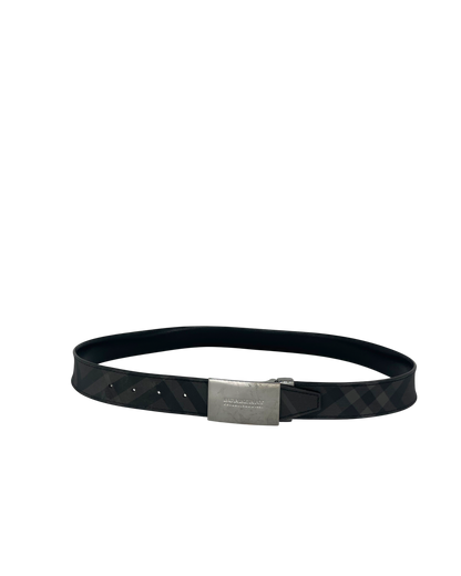 Burberry Ceinture Tartan Noir