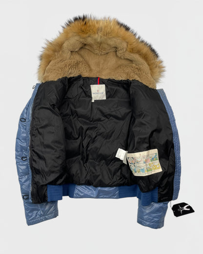 Moncler fur puffer jacket / doudoune