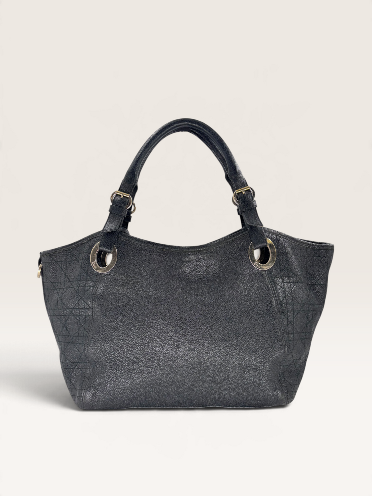 Dior cannage cabas en cuir